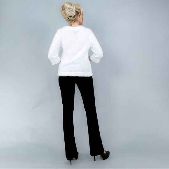 Fuzzy Sweater with Beading - Picture 6 of 14